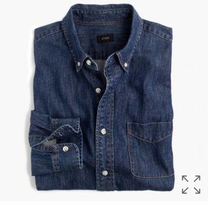 J.Crew Slim Midweight Denim Shirt